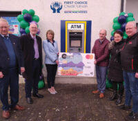 From Left to Right: James McLoughlin, Secretary, First Choice Credit Union; Joe Butler, Chairperson, First Choice Credit Union; Anne King, CEO, First Choice Credit Union; Martin Fitzmaurice, PRO, Ballyhaunis Chamber of Commerce; Anne Cunnane, CEO, Ballyhaunis Chamber of Commerce; Tom Forde, President, Ballyhaunis Chamber of Commerce.